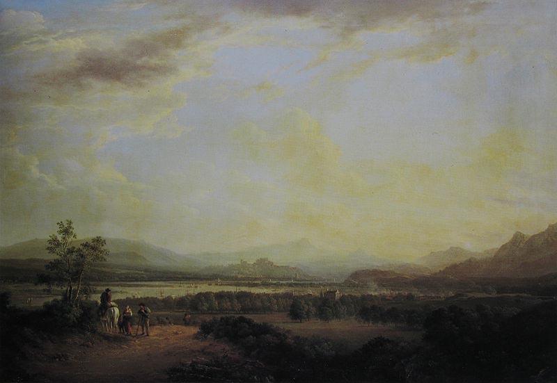 Alexander Nasmyth A View of the Town of Stirling on the River Forth oil painting image